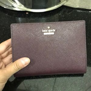 Kate Spade plum purple wallet